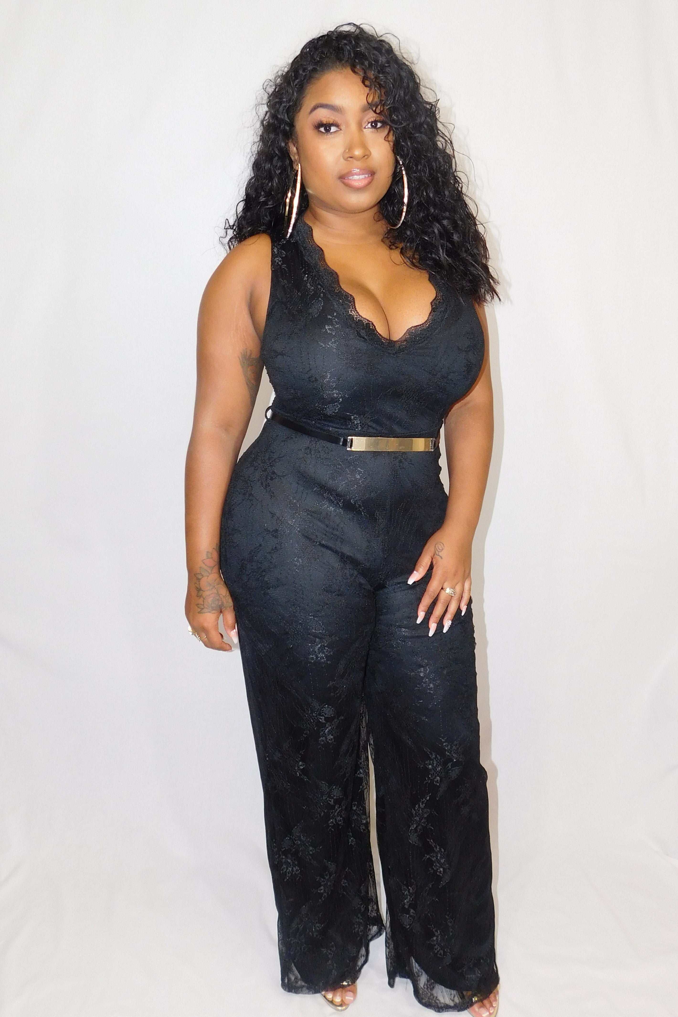 See Me Lace Jumpsuit
