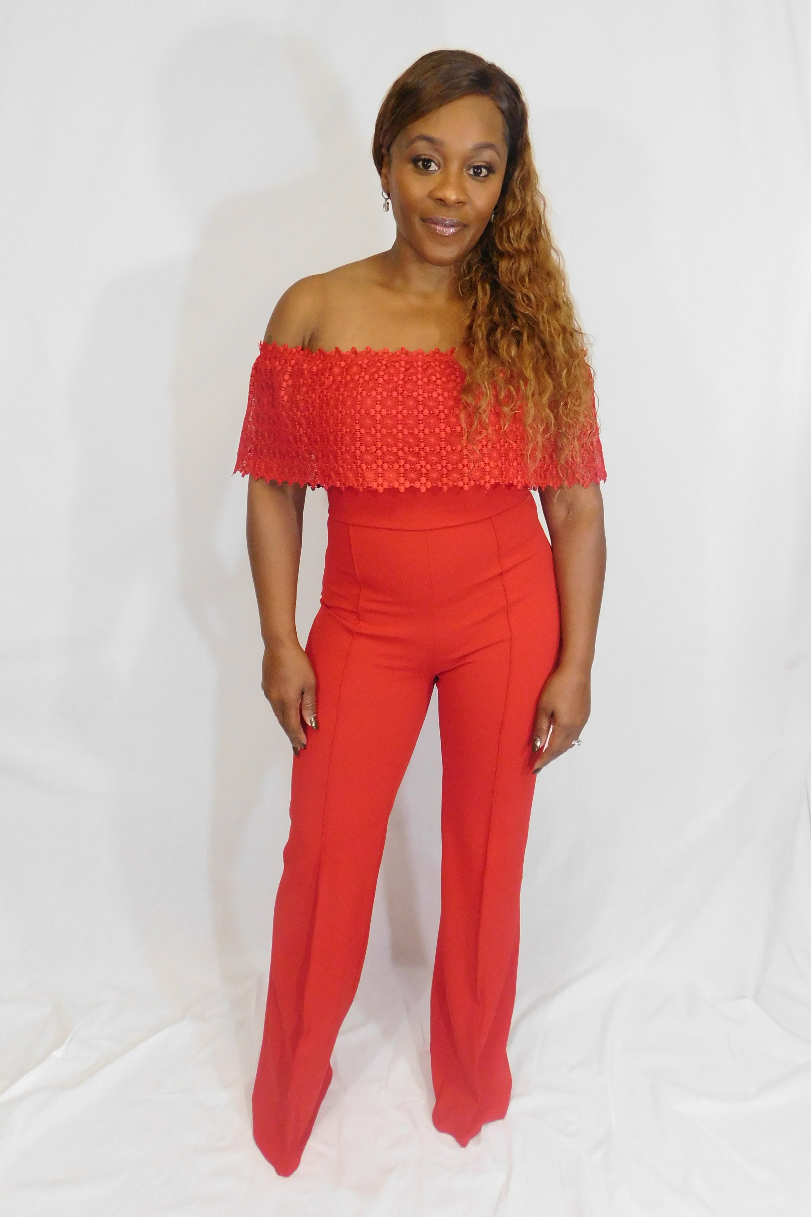 Hot as Fire Jumpsuit