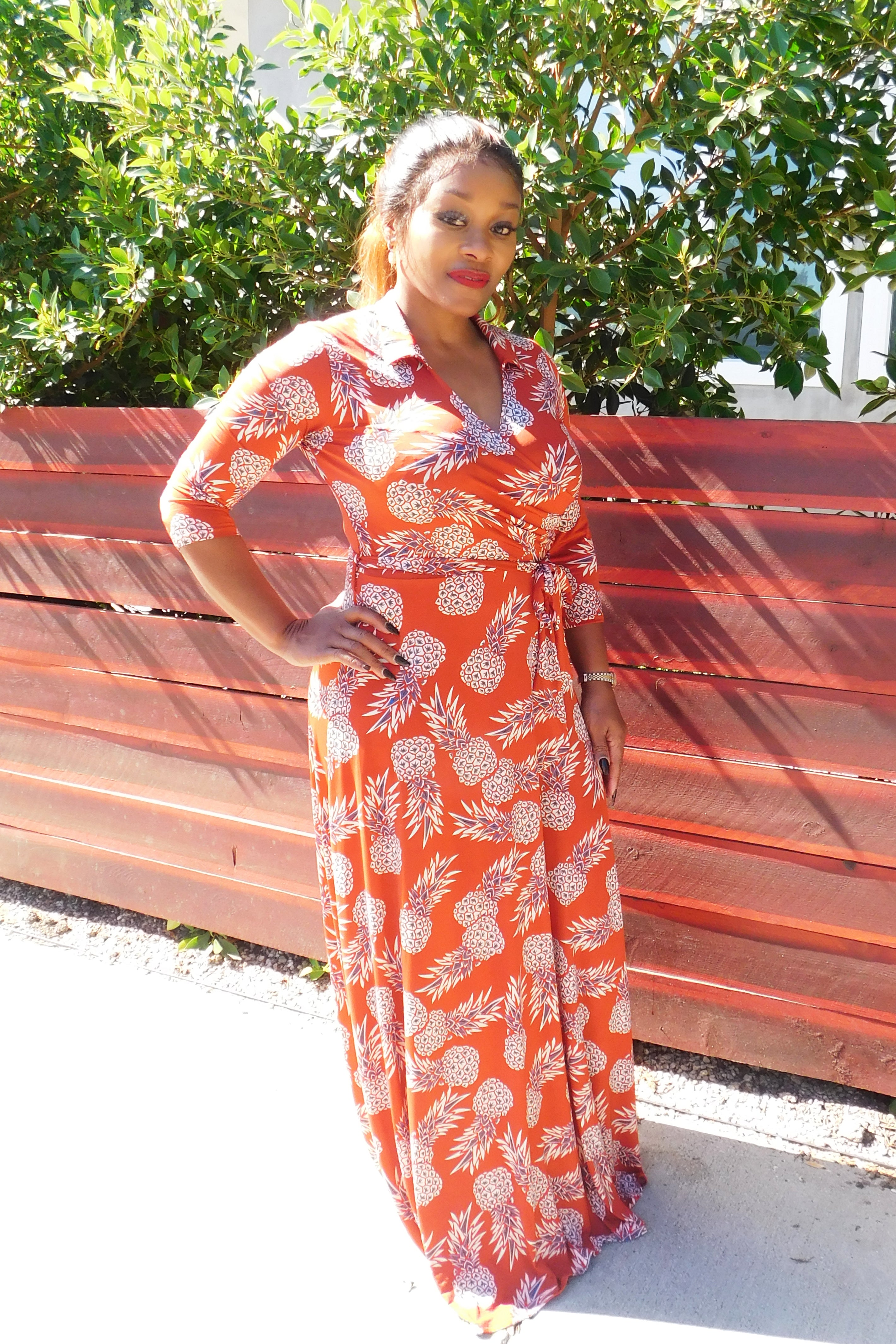 Shade Wrap Dress
