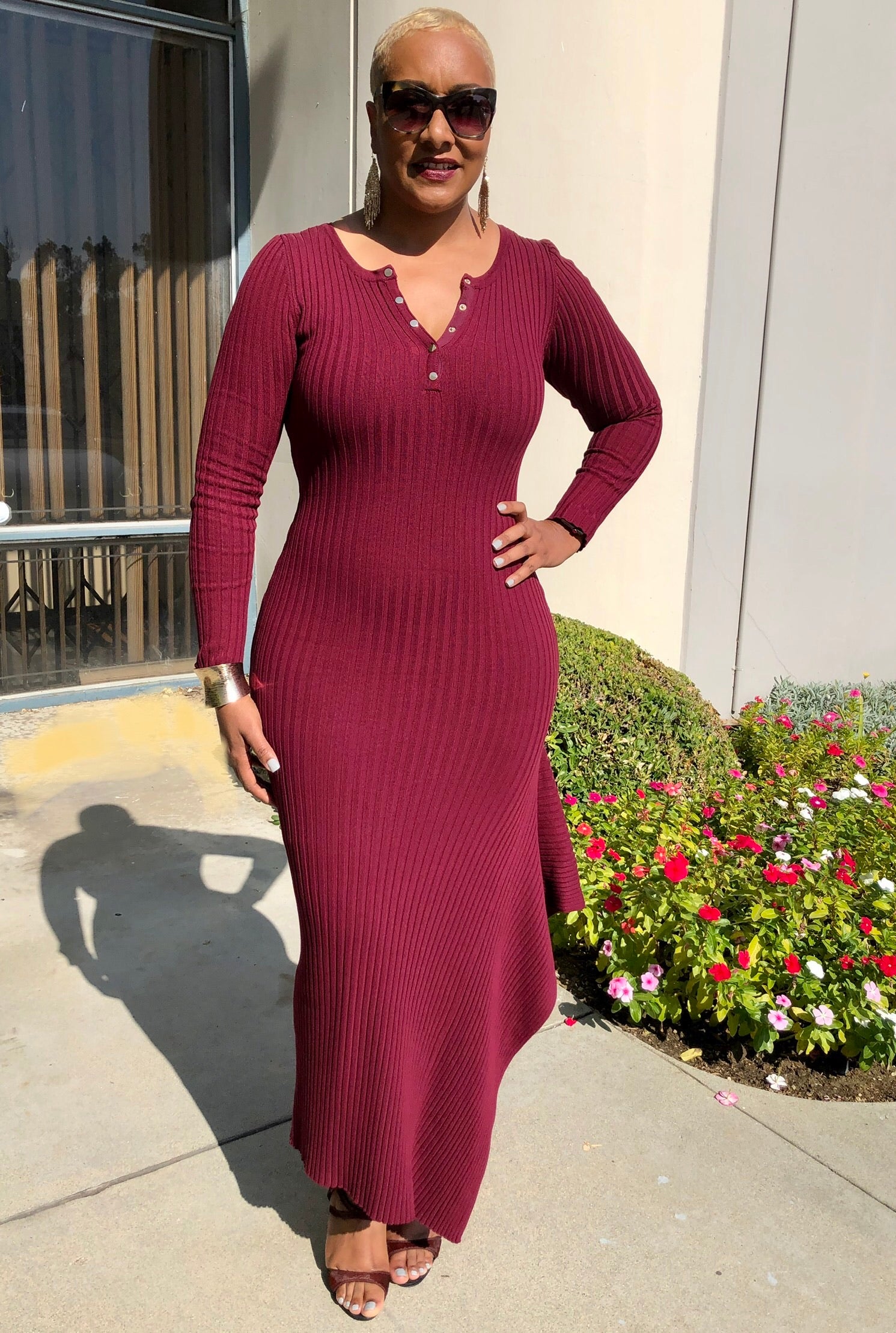 Fine As Wine Asymmetric Dress