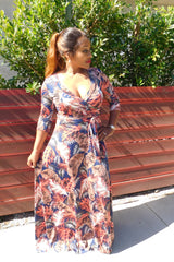 Autumn Wrap Dress