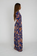 Leafy Long Sleeve Maxi