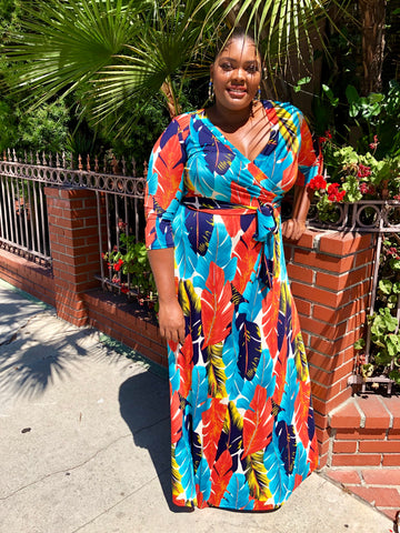 Look At Me Maxi Dress (Plus Size)